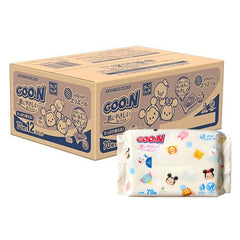 日本🇯🇵GOO.N 大王純水濕紙巾 70枚x12