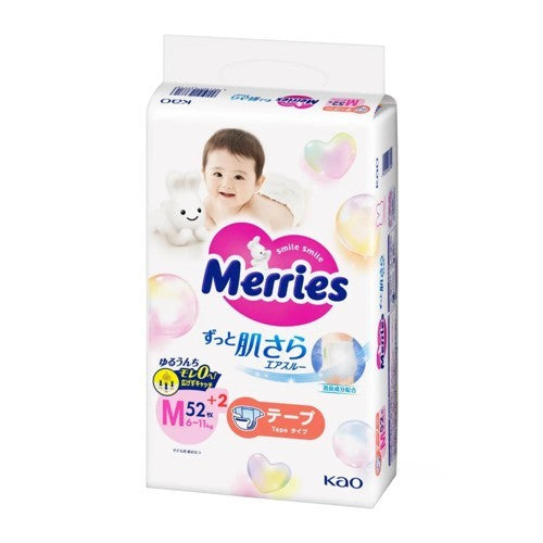 Merries - 紙尿片 中碼M54片 增量裝