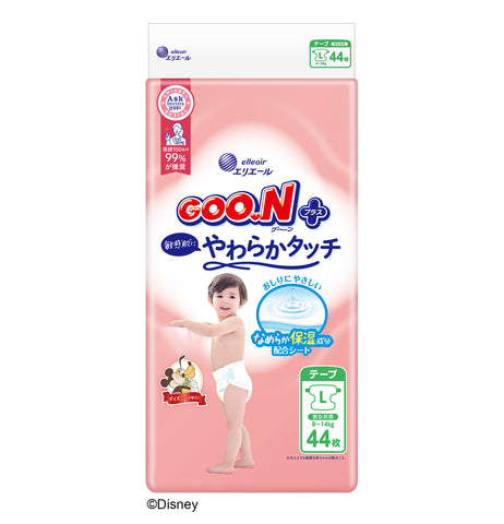 日版🇯🇵 GOO.N - 敏感肌設計 紙尿片 大碼 L44片 標準裝