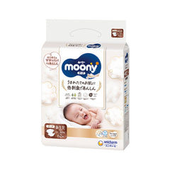 NATURAL MOONY - 有機棉紙尿片 新生兒 NB62片