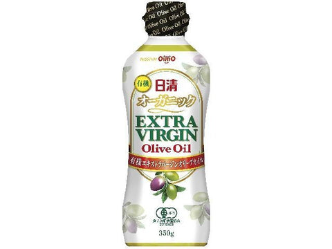 日版🇯🇵日清nissin OILLIO 淡香特級有機初榨橄欖油 350g