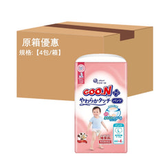 平均$90/包🌟日版🇯🇵GOO.N - 敏感肌設計 學行褲 大碼 PL48片 增量裝 x 4 (原箱)