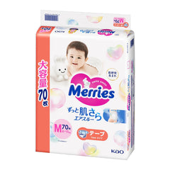 Merries - 紙尿片 中碼M70片 珍寶裝