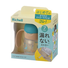 日本🇯🇵Richell TLI系列“第四代”吸管式學習杯200ml - 恐龍世紀 (7m+)