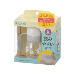 日本🇯🇵Richell TLI系列“第四代”直飲式學習杯200ml - 白色小精靈 (8m+)