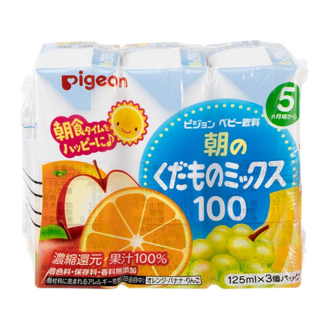 到期日: 2026.08.31 🇯🇵日本內銷版🧃Pigeon 雜果汁 5個月+