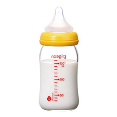 Pigeon 母乳實感玻璃奶瓶(橙色) 160ml