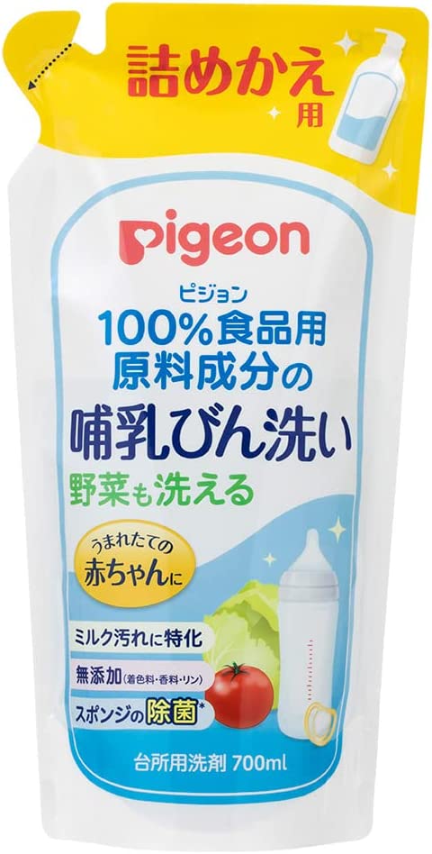 Pigeon 奶瓶蔬果野菜洗潔液 700ml 補充裝