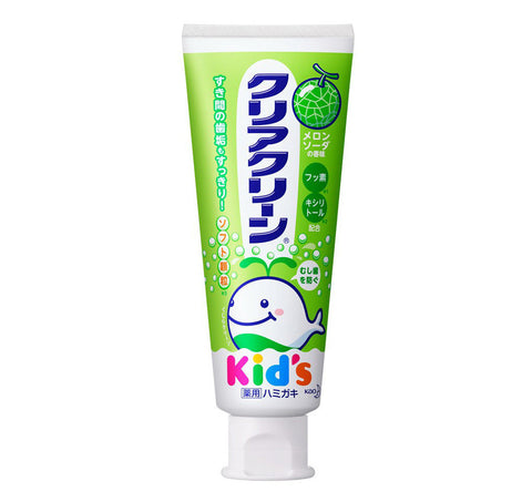 KAO - 鯨魚 防蛀補鈣兒童牙膏 (蜜瓜味) 70g