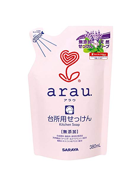 Arau 洗奶樽餐具清潔液補充裝 380ml