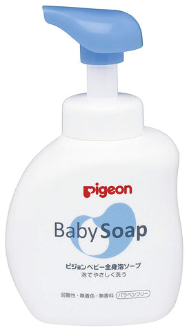 Pigeon 新生嬰兒泡沫沐浴露泵裝 500ml
