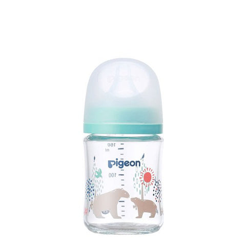 Pigeon“第三代”母乳實感寬口玻璃奶瓶(北極熊) 160ml